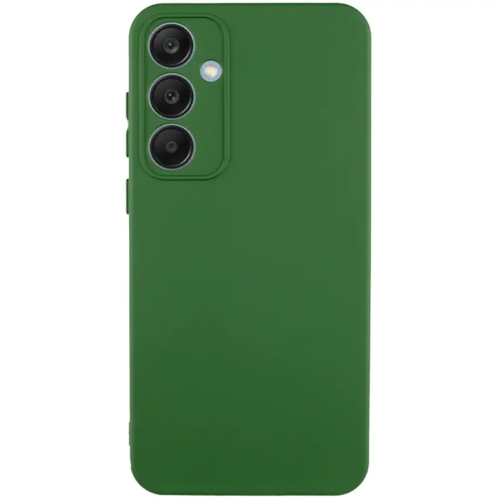 Чехол Silicone Cover Lakshmi Full Camera (AA) для Samsung Galaxy S23 FE Dark Green