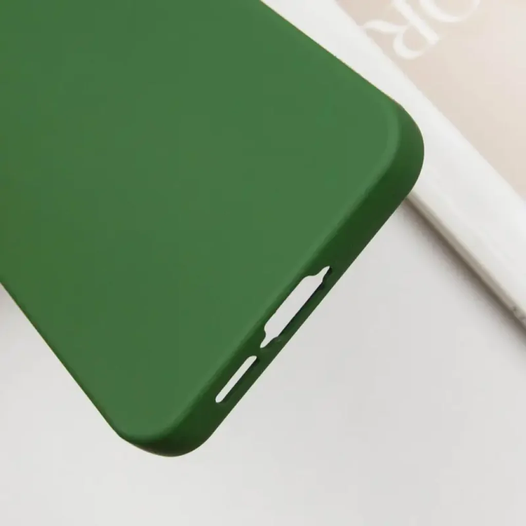 Чехол Silicone Cover Lakshmi Full Camera (AA) для Samsung Galaxy S23 FE Dark Green