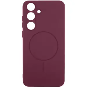 Чохол Silicone Cover Lakshmi Full Camera (AA) with Magnetic Fit для Samsung Galaxy S23 FE Marsala