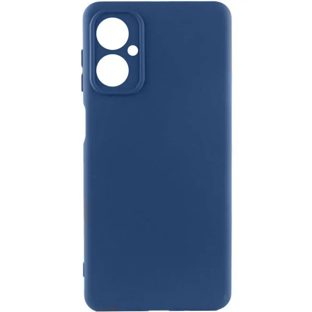 Чохол Silicone Cover Lakshmi Full Camera (AA) для Motorola Moto G14 Navy Blue