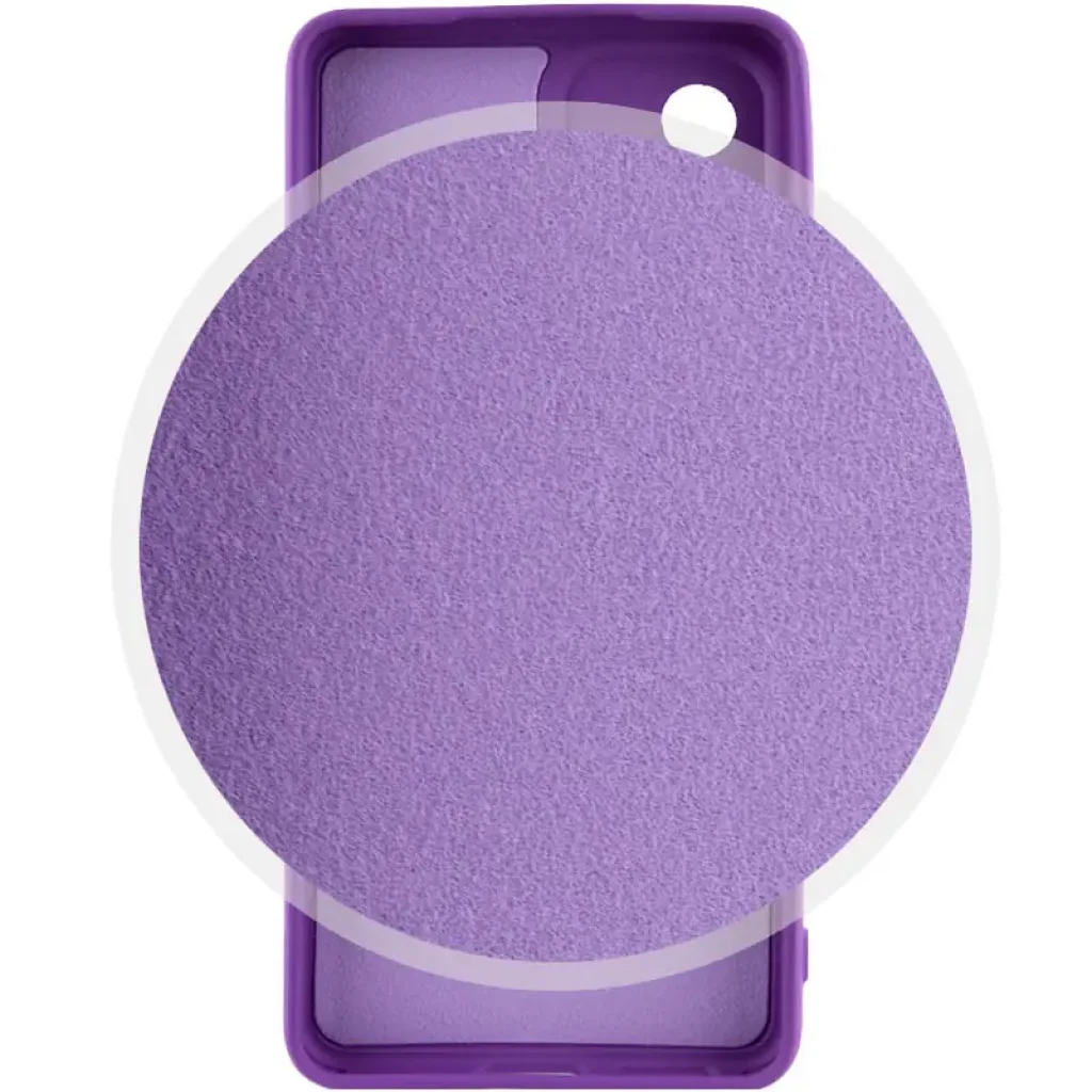 Чохол Silicone Cover Lakshmi Full Camera (AA) для Motorola Moto G14 Purple