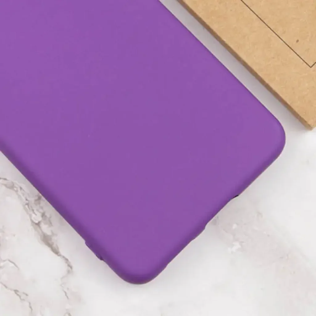 Чохол Silicone Cover Lakshmi Full Camera (AA) для Motorola Moto G14 Purple