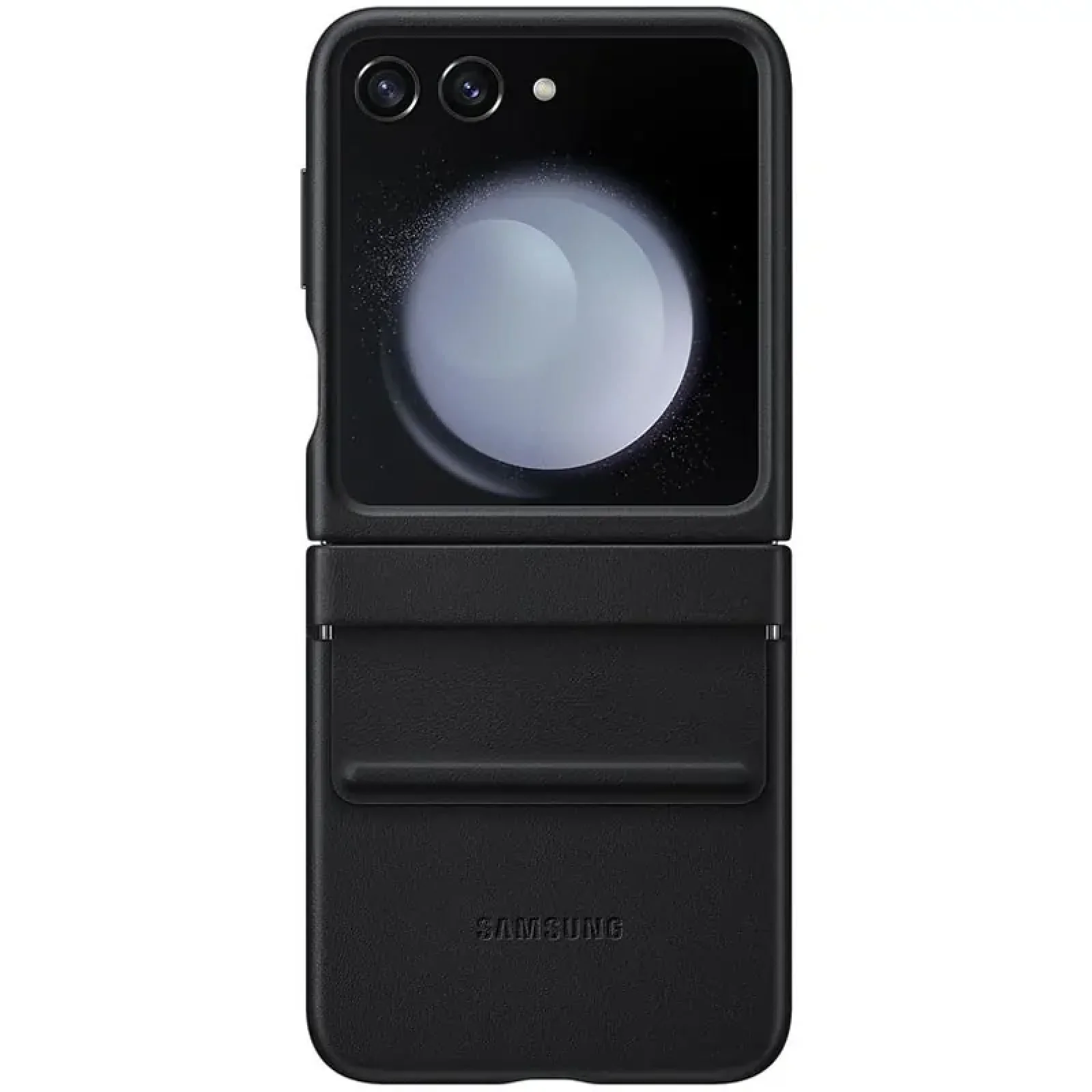 Чохол Leather Case (AAA) для Samsung Galaxy Flip5 Black