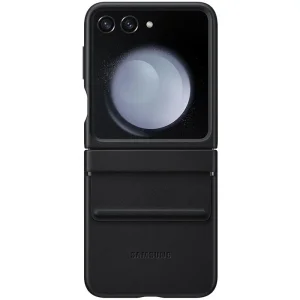Колір: Чорний - Чохол Leather Case (AAA) для Samsung Galaxy Flip5 Black