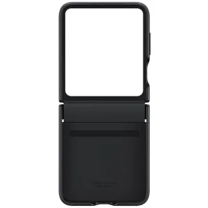 Чехол Leather Case (AAA) для Samsung Galaxy Flip5 Black