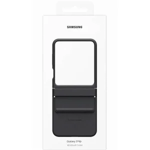 Чехол Leather Case (AAA) для Samsung Galaxy Flip5 Black