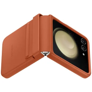 Чохол Leather Case (AAA) для Samsung Galaxy Flip5 Brown