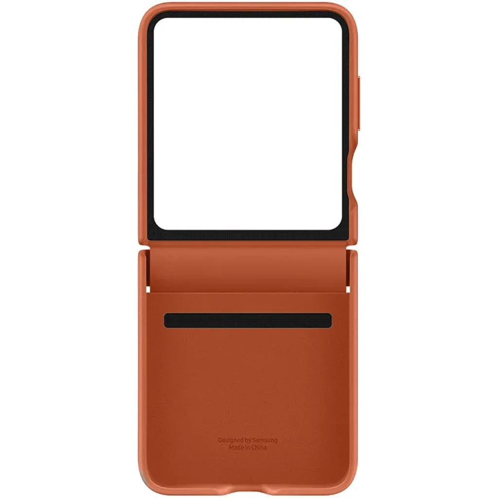 Чохол Leather Case (AAA) для Samsung Galaxy Flip5 Brown
