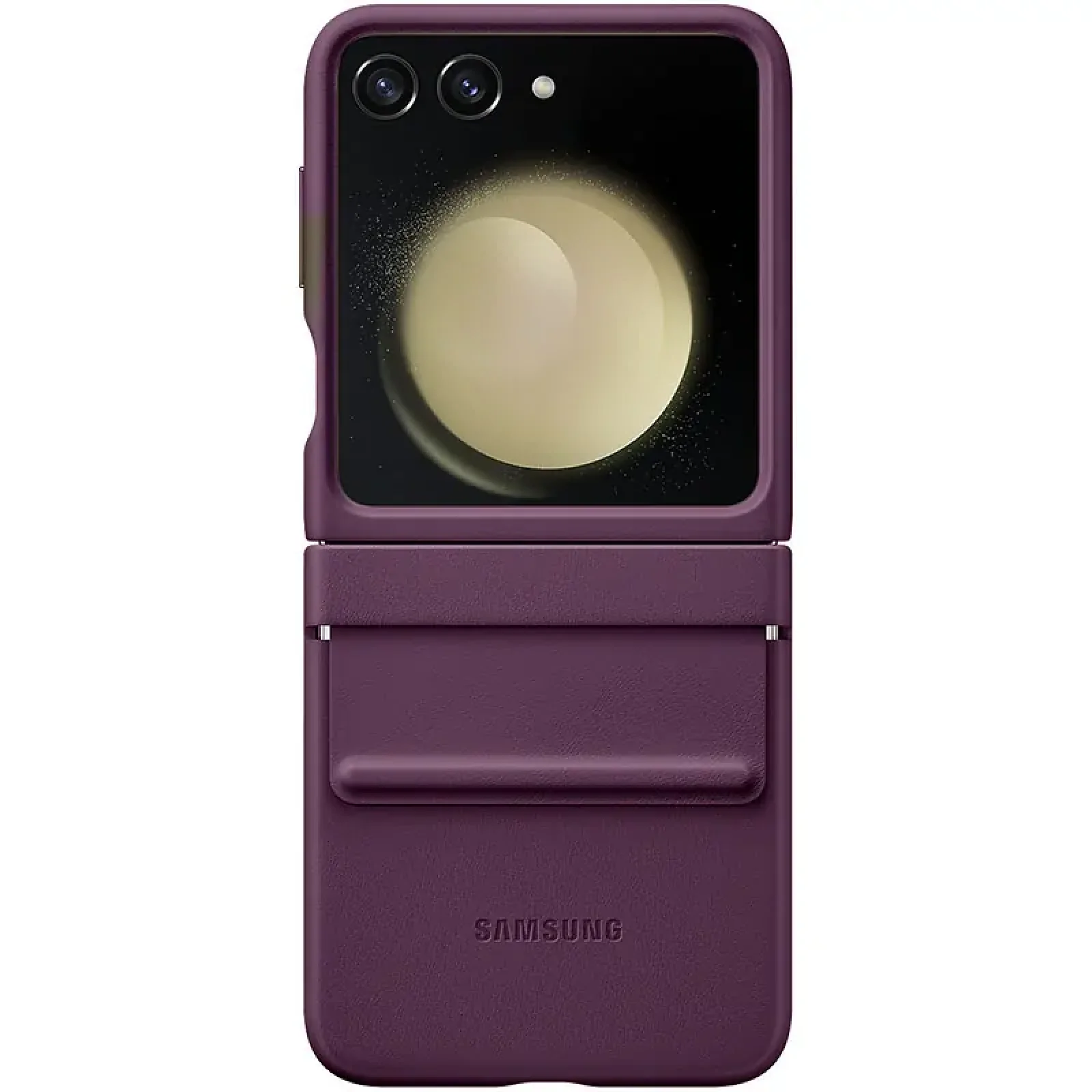 Чохол Leather Case (AAA) для Samsung Galaxy Flip5 Purple