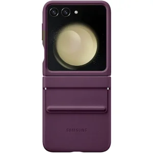 Колір: Фіолетовий - Чохол Leather Case (AAA) для Samsung Galaxy Flip5 Purple