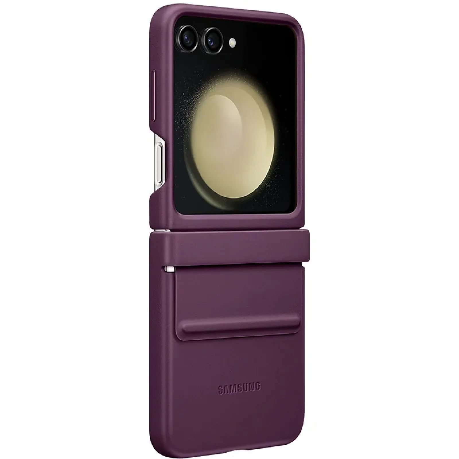 Чохол Leather Case (AAA) для Samsung Galaxy Flip5 Purple