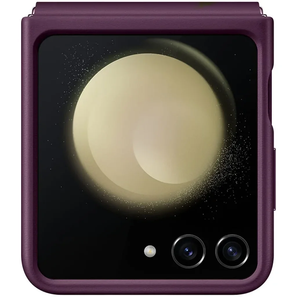 Чохол Leather Case (AAA) для Samsung Galaxy Flip5 Purple