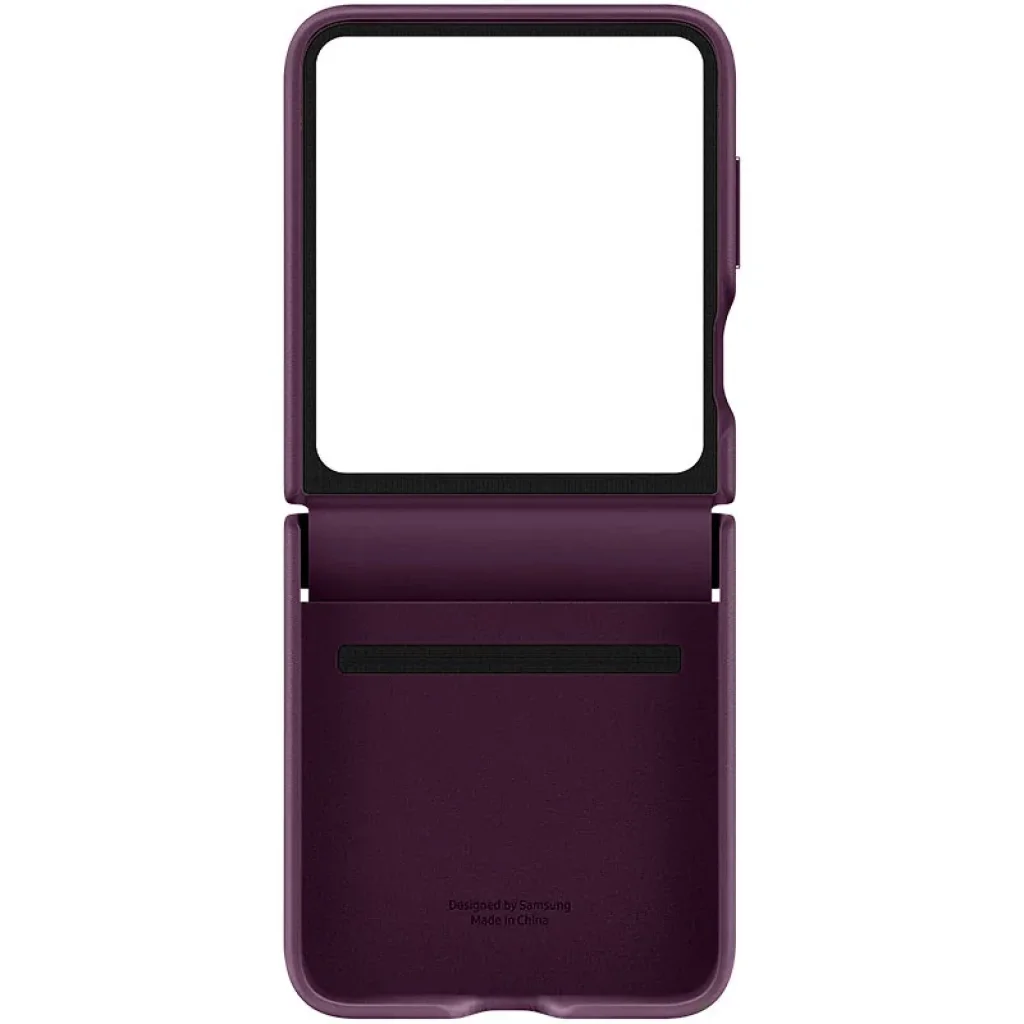 Чохол Leather Case (AAA) для Samsung Galaxy Flip5 Purple