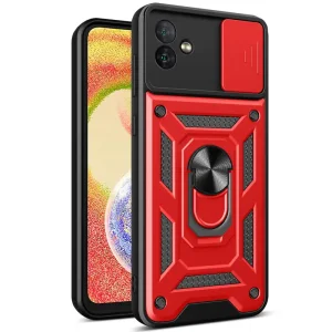 Цвет: Красный - Чехол Camshield Serge Ring для Samsung Galaxy A05 Red