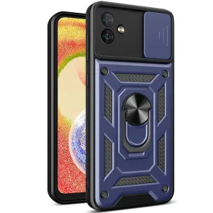 Цвет: Синий - Чехол Camshield Serge Ring для Samsung Galaxy A05 Blue