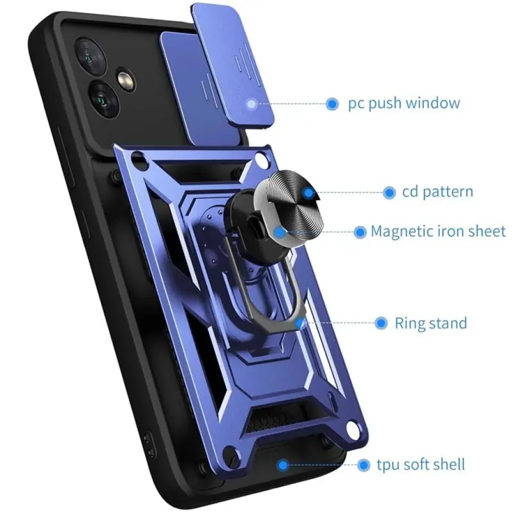 Чехол Camshield Serge Ring для Samsung Galaxy A05 Blue
