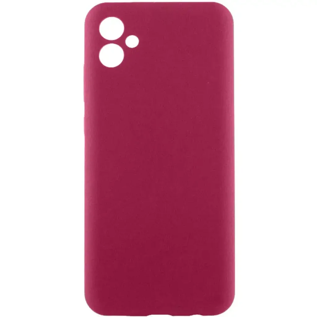 Чохол Silicone Cover Lakshmi Full Camera (AA) для Samsung Galaxy A05 Marsala