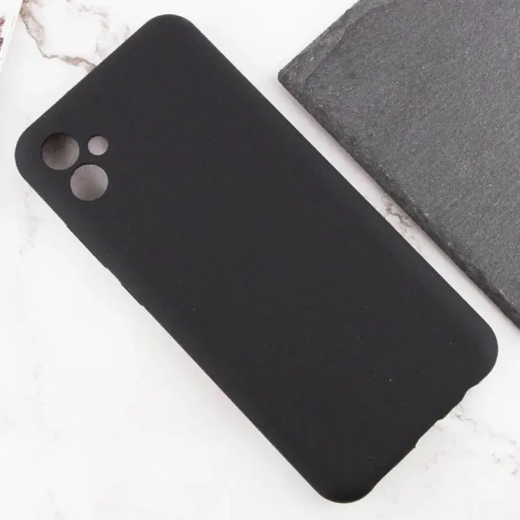 Чехол Silicone Cover Lakshmi Full Camera (AA) для Samsung Galaxy A05 Black