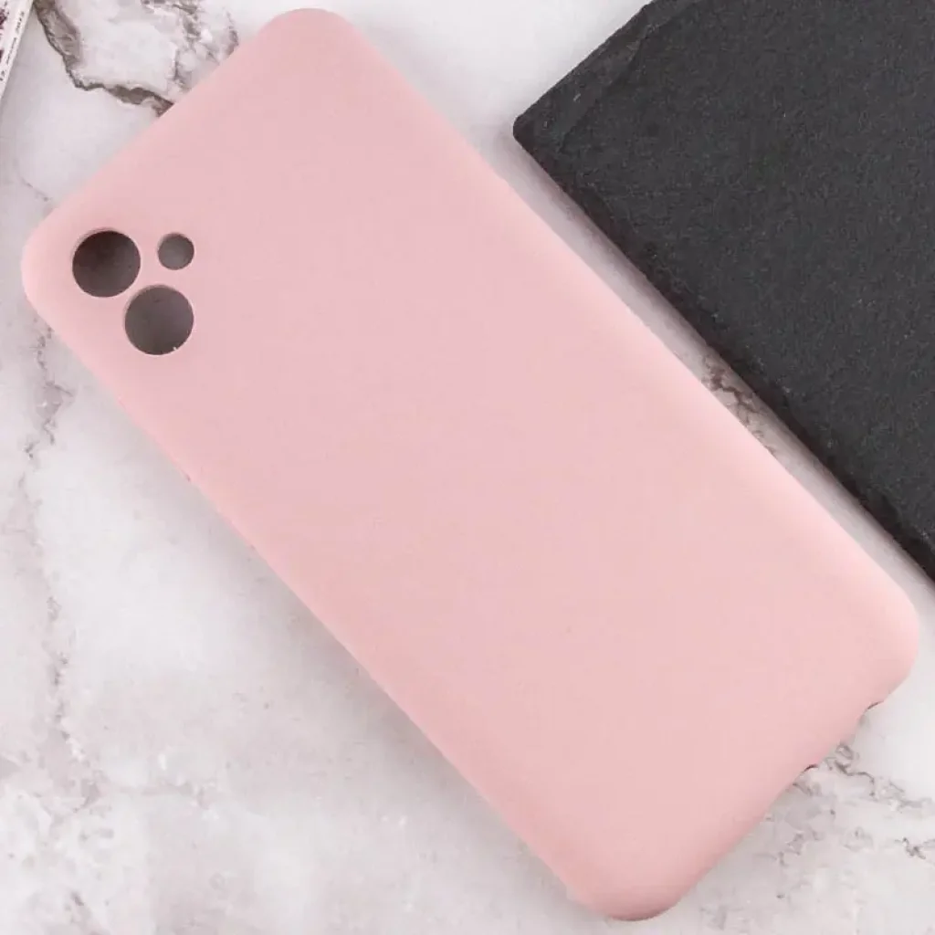 Чехол Silicone Cover Lakshmi Full Camera (AA) для Samsung Galaxy A05 Pink Sand