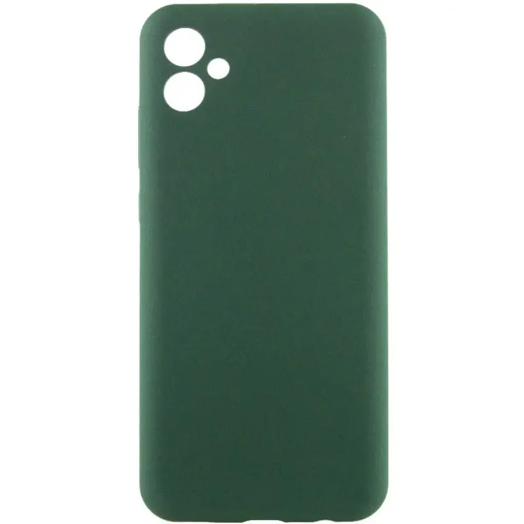 Чехол Silicone Cover Lakshmi Full Camera (AA) для Samsung Galaxy A05 Dark Green