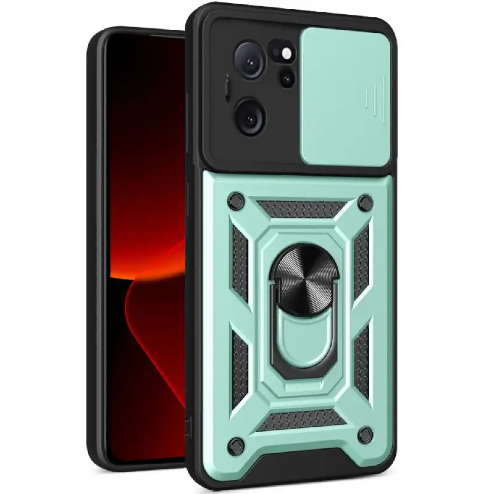 Чохол Camshield Serge Ring для Xiaomi 13T, Xiaomi 13T Pro Green