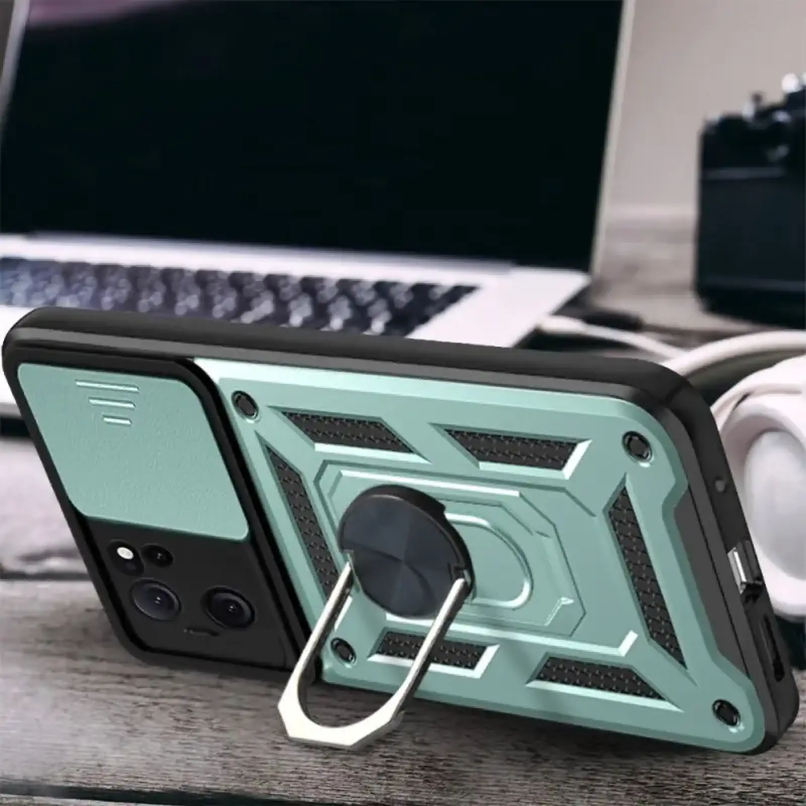 Чохол Camshield Serge Ring для Xiaomi 13T, Xiaomi 13T Pro Green
