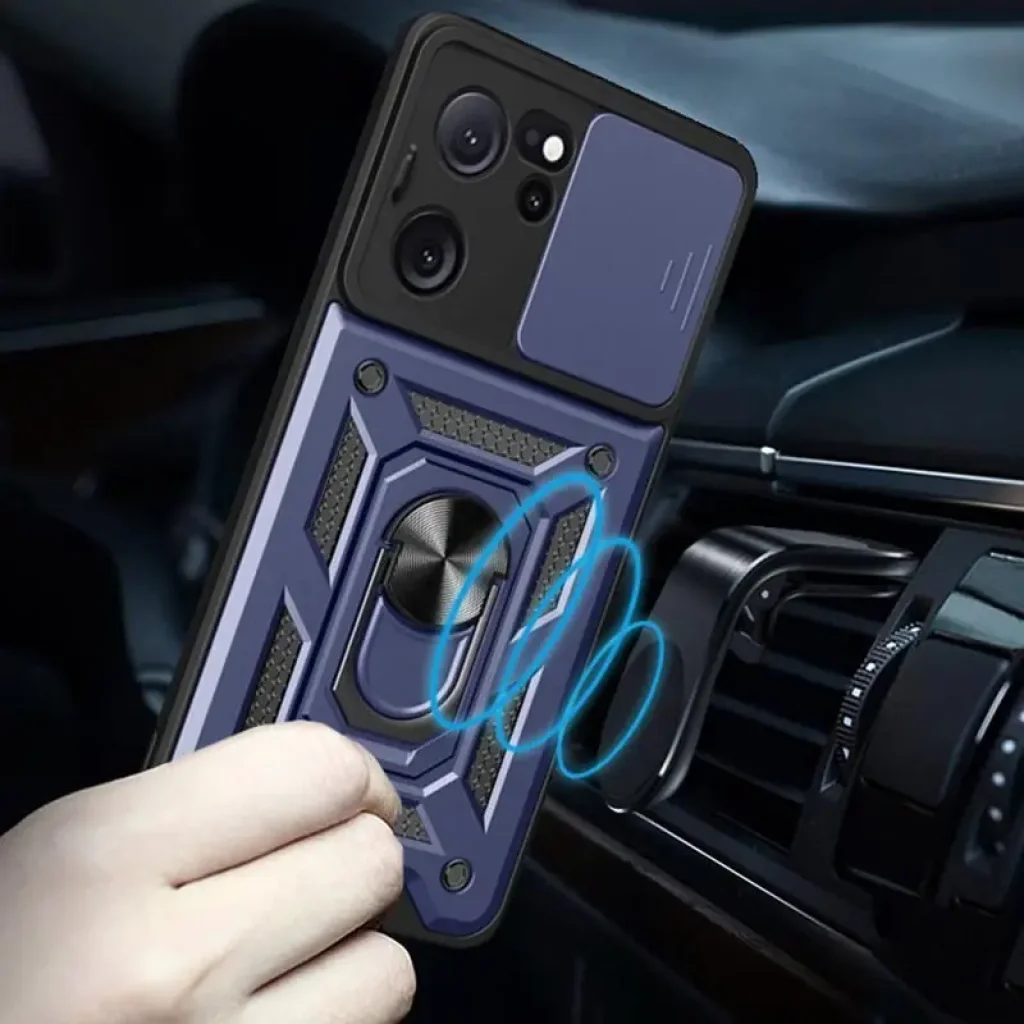 Чехол Camshield Serge Ring для Xiaomi 13T, Xiaomi 13T Pro Blue