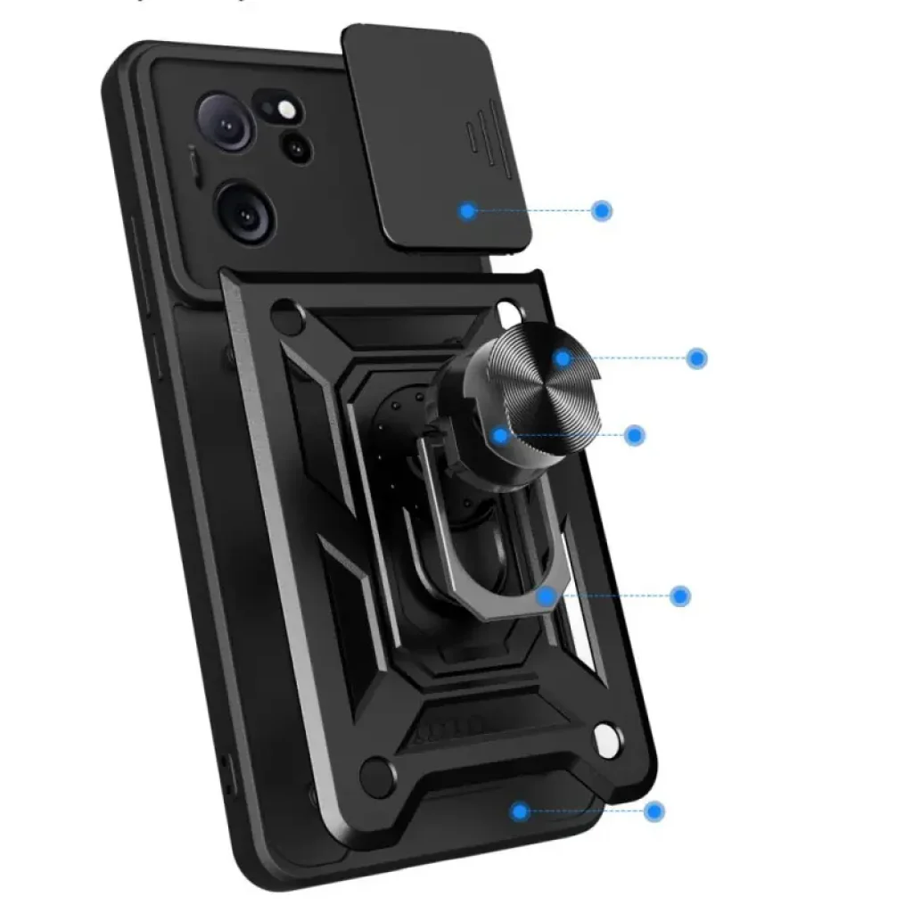 Чохол Camshield Serge Ring для Xiaomi 13T, Xiaomi 13T Pro Black
