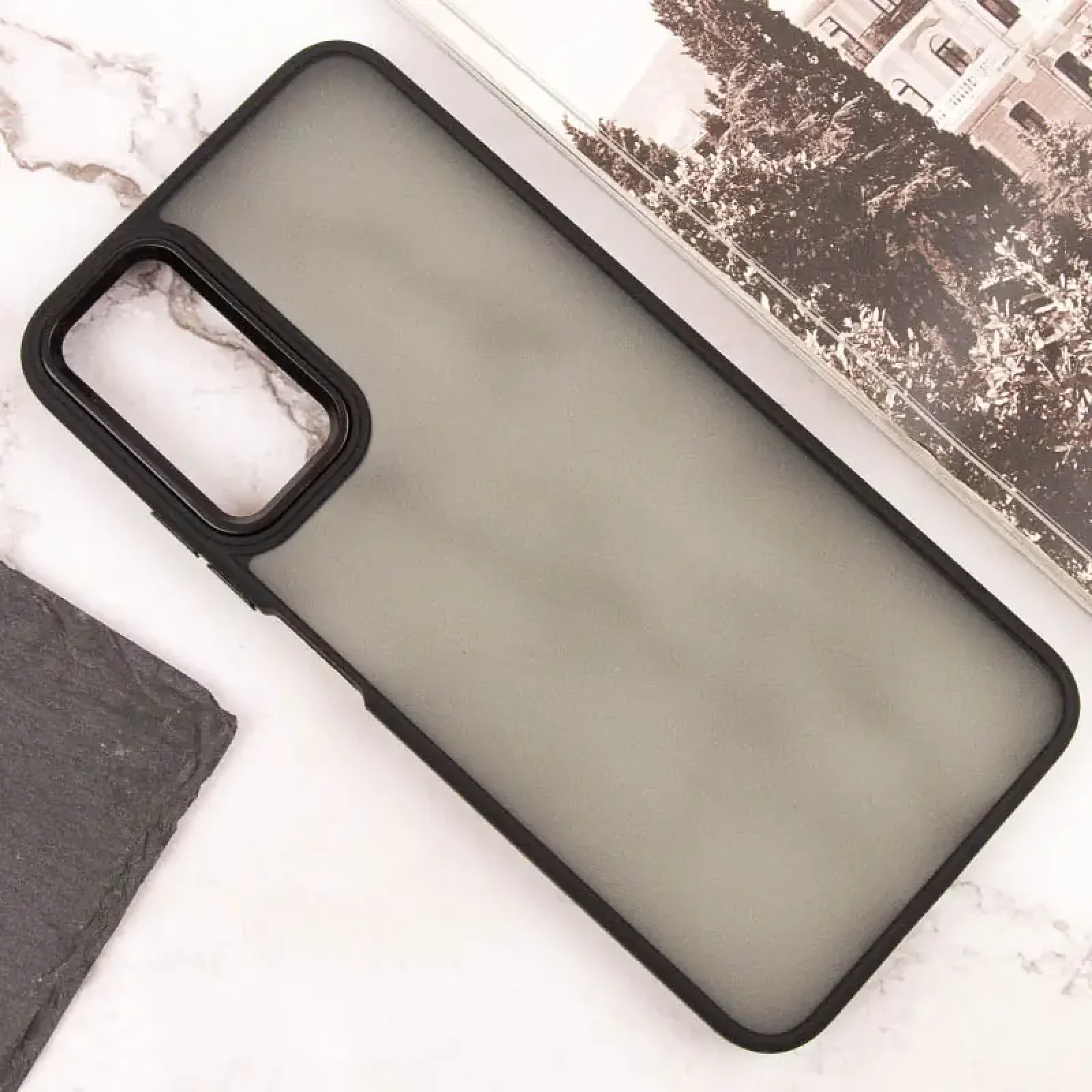 Чехол TPU+PC Lyon Frosted для Motorola Moto G84 Black