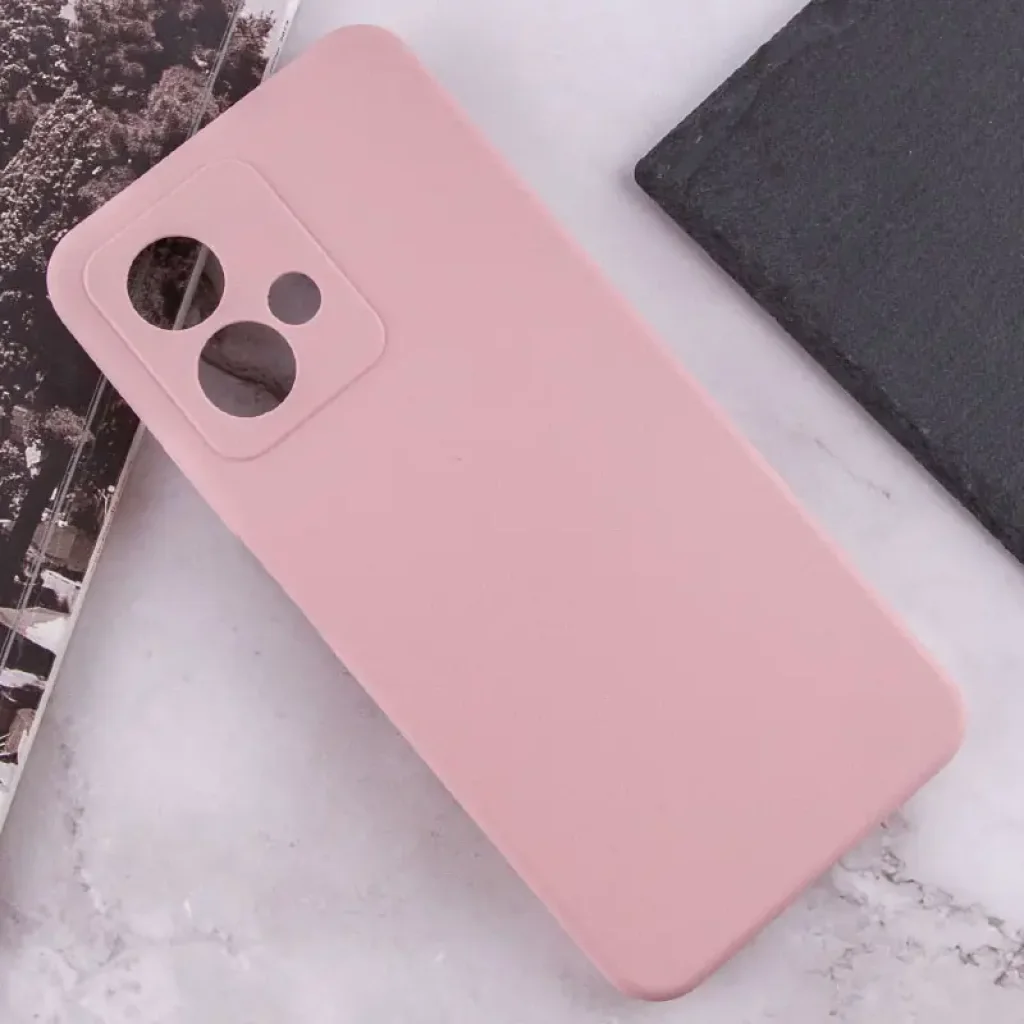 Чохол Silicone Cover Lakshmi Full Camera (AA) для Motorola Moto G84 Pink Sand