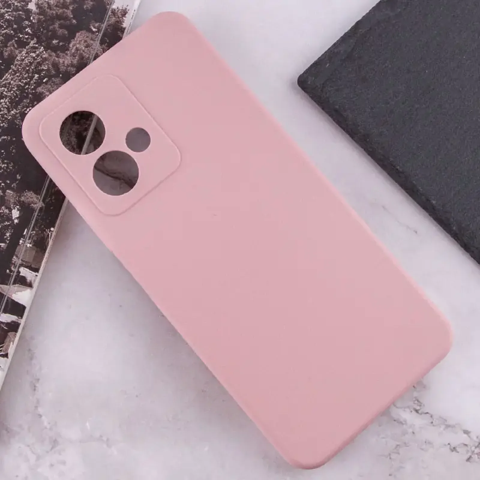 Чехол Silicone Cover Lakshmi Full Camera (AA) для Motorola Moto G84 Pink Sand