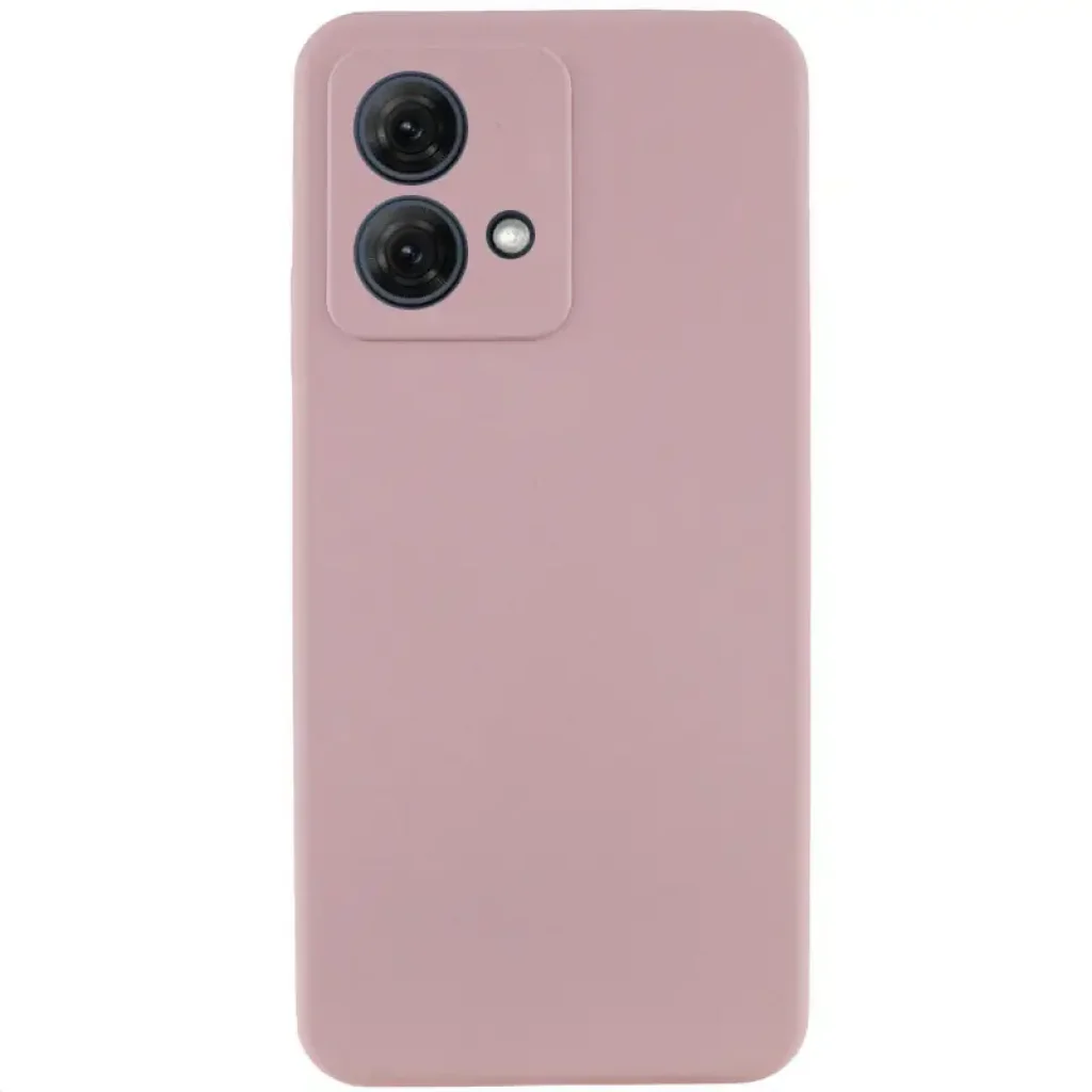 Чохол Silicone Cover Lakshmi Full Camera (AA) для Motorola Moto G84 Pink Sand