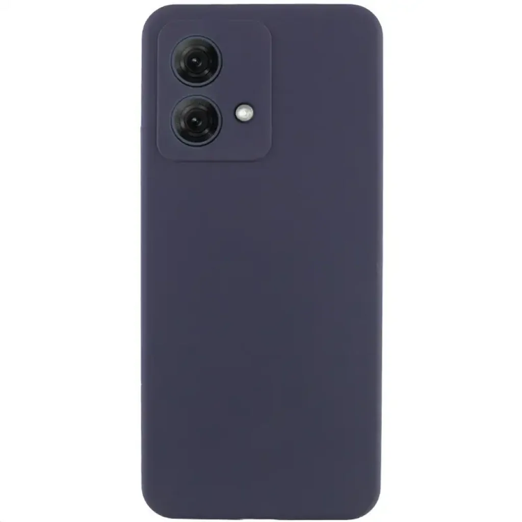 Чохол Silicone Cover Lakshmi Full Camera (AA) для Motorola Moto G84 Midnight Blue