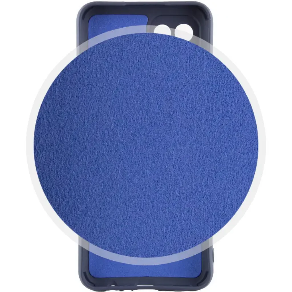 Чохол Silicone Cover Lakshmi Full Camera (AA) для Motorola Moto G84 Midnight Blue
