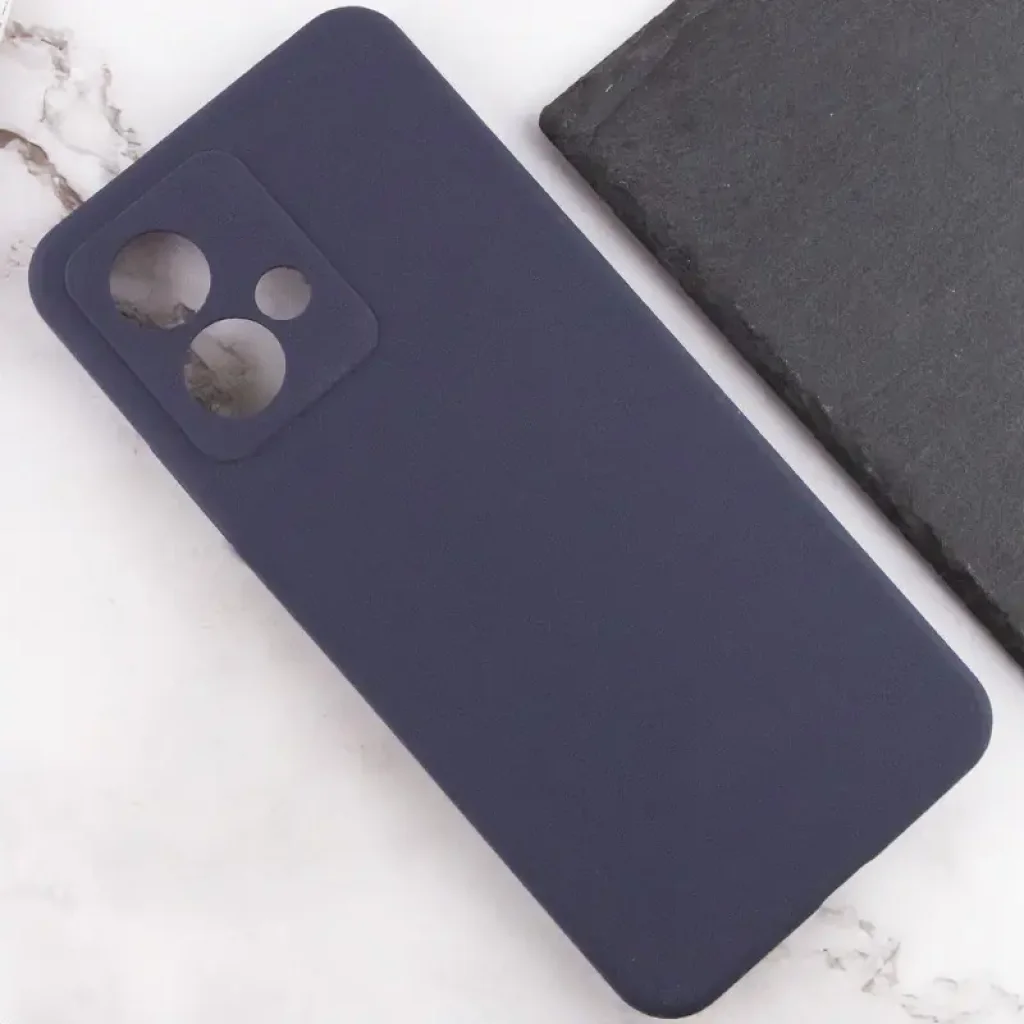 Чохол Silicone Cover Lakshmi Full Camera (AA) для Motorola Moto G84 Midnight Blue