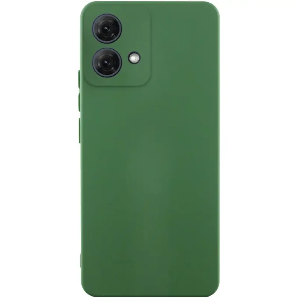 Чохол Silicone Cover Lakshmi Full Camera (AA) для Motorola Moto G84 Dark Green