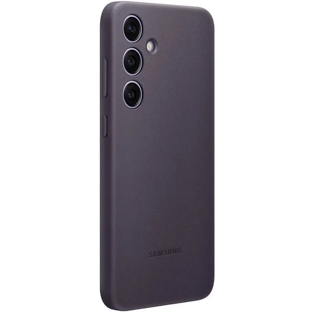 Чохол Leather Case (AAA) для Samsung Galaxy S24 Purple