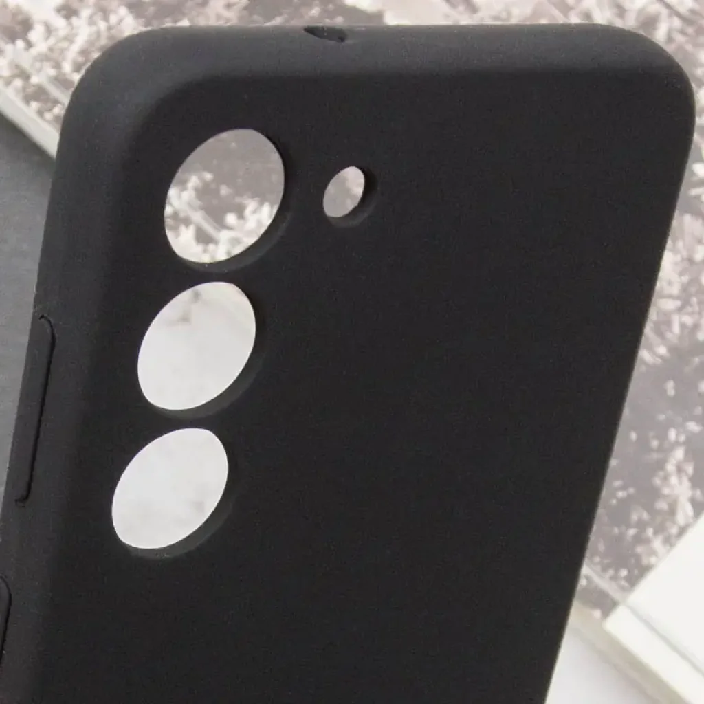 Чехол Silicone Cover Lakshmi Full Camera (AA) для Samsung Galaxy S24 Black