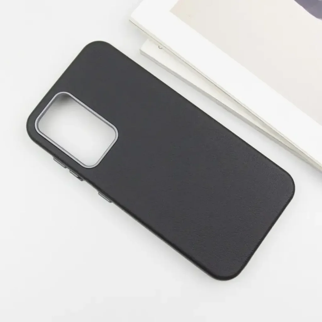 Чехол Leather Case Metal Buttons для Samsung Galaxy S24, Samsung Galaxy S25 Black