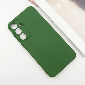 Чохол Silicone Cover Lakshmi Full Camera (AA) для Samsung Galaxy S24 Plus Dark Green