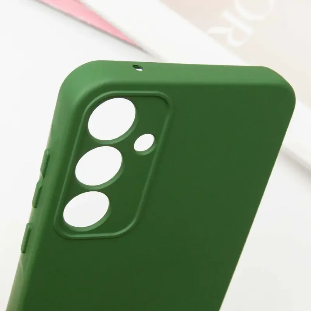 Чохол Silicone Cover Lakshmi Full Camera (AA) для Samsung Galaxy S24 Plus Dark Green