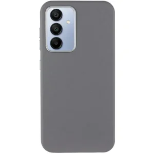 Чехол Leather Case Metal Buttons для Samsung Galaxy S24 Plus, Samsung Galaxy S25 Plus Titanium Gray