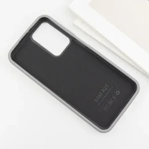 Чехол Leather Case Metal Buttons для Samsung Galaxy S24 Plus, Samsung Galaxy S25 Plus Titanium Gray