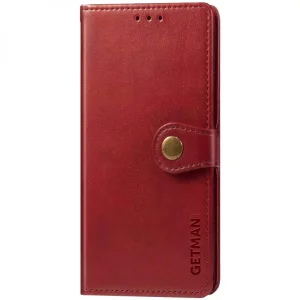 Цвет: Красный - Чехол Getman Gallant PU Case для Samsung Galaxy S24 Ultra Red