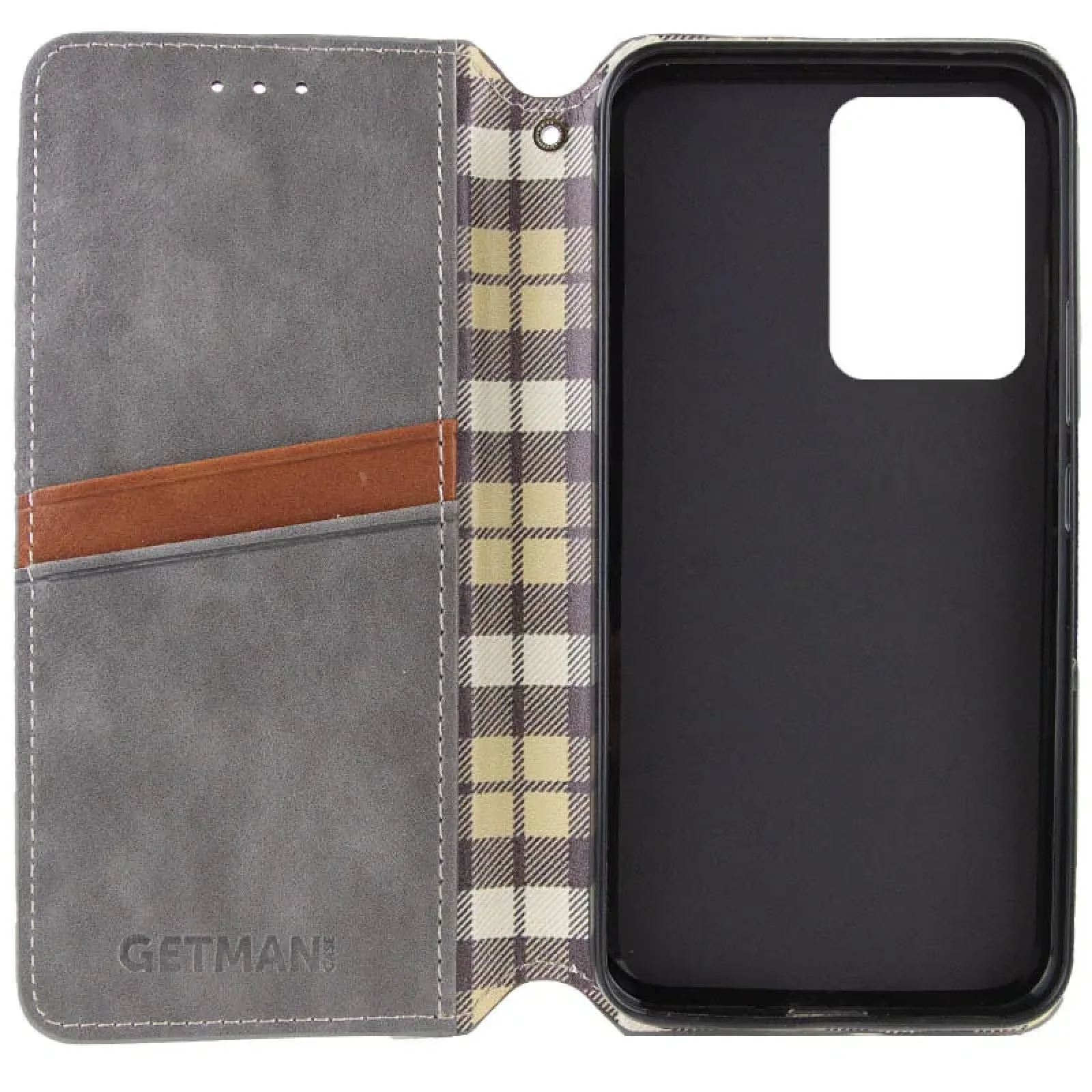 Чохол Getman Cubic PU Case для Samsung Galaxy S24 Ultra Gray