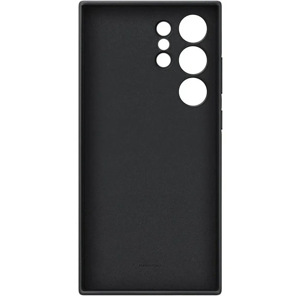 Чехол Leather Case (AAA) для Samsung Galaxy S24 Ultra Black