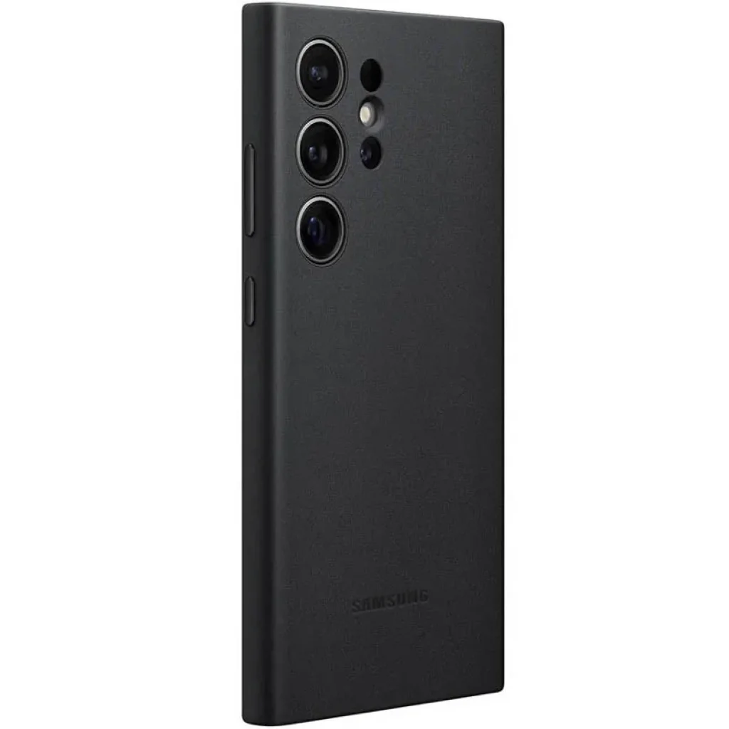 Чехол Leather Case (AAA) для Samsung Galaxy S24 Ultra Black