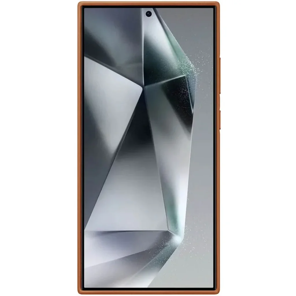 Чохол Leather Case (AAA) для Samsung Galaxy S24 Ultra Brown