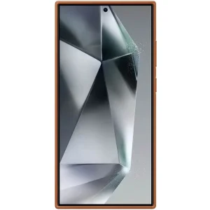 Чохол Leather Case (AAA) для Samsung Galaxy S24 Ultra Brown