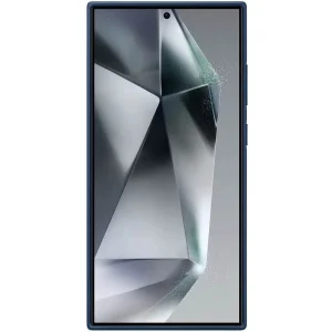 Чохол Leather Case (AAA) для Samsung Galaxy S24 Ultra Navy Blue